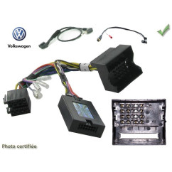 CDE AU VOLANT CLARION POUR VOLKSWAGEN GOLF 2003-2013 FAKRA AVEC AMPLI DYNAUDIO