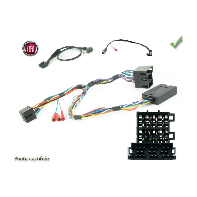 CDE AU VOLANT JVC POUR FIAT PANDA 2007-2012 MINI ISO CDE AU VOLANT JVC POUR FIAT PANDA 2007-2012 MINI ISO