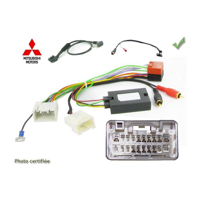 CDE AU VOLANT JVC POUR MITSUBISHI 2010- ASX LANCER OUTLANDER SANS AMPLI CDE AU VOLANT JVC POUR MITSUBISHI 2010- ASX LANCER OUTLANDER SANS AMPLI