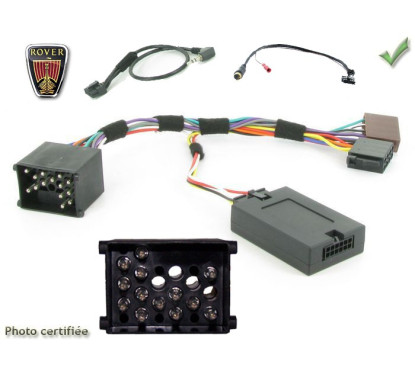 CDE AU VOLANT JVC POUR ROVER 75 -2005 17PIN ROND HARMONY LOWLINE