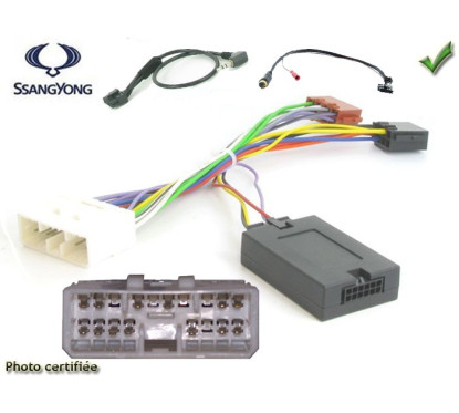 CDE AU VOLANT JVC POUR SSANGYONG 2006- ACTYON KORANDO REXTON