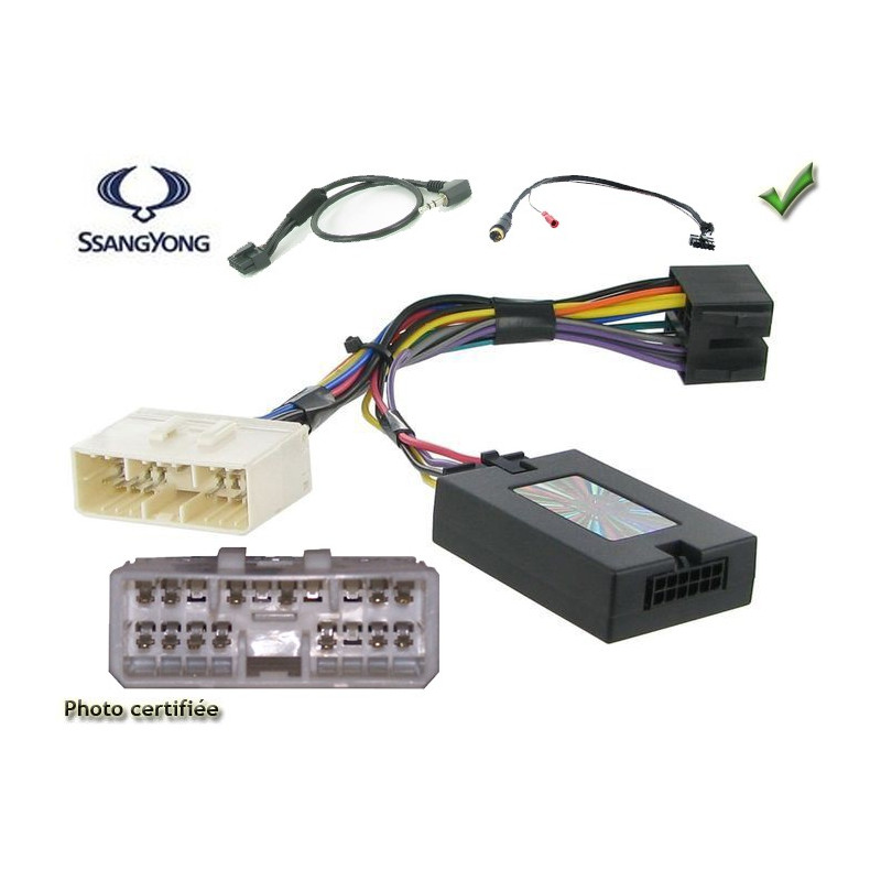 CDE AU VOLANT JVC POUR SSANGYONG KORANDO 2010- CDE AU VOLANT JVC POUR SSANGYONG KORANDO 2010-