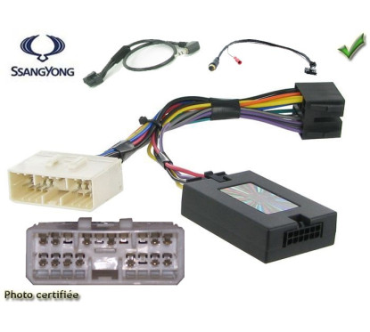CDE AU VOLANT JVC POUR SSANGYONG KORANDO 2010-