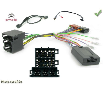 CDE AU VOLANT KENWOOD POUR CITROEN JUMPER 2008-2013 ISO