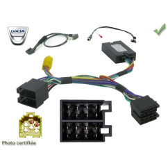 CDE AU VOLANT KENWOOD POUR DACIA LOGAN 2010-2012 - ISO