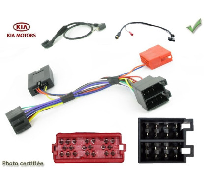 CDE AU VOLANT KENWOOD POUR KIA CEED 2009-2011 SANS AMPLI