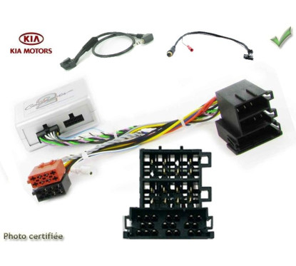 CDE AU VOLANT KENWOOD POUR KIA CEED 2009- SORENTO SOUL 2009-2011 AVEC AMPLI