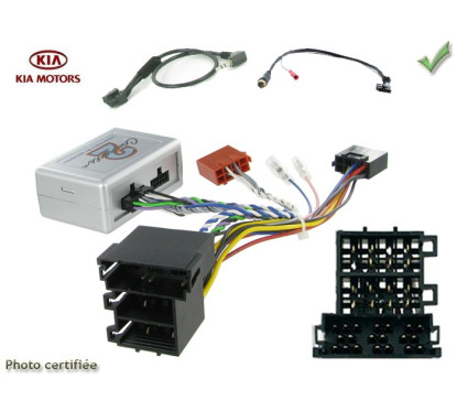 CDE AU VOLANT KENWOOD POUR KIA SORENTO 2012- AVEC AMPLI
