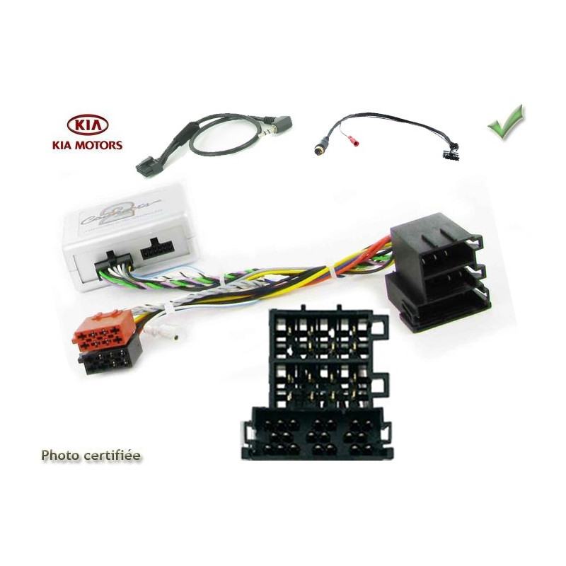CDE AU VOLANT KENWOOD POUR KIA SPORTAGE 2010-2014 SANS NAV AVEC AMPLI