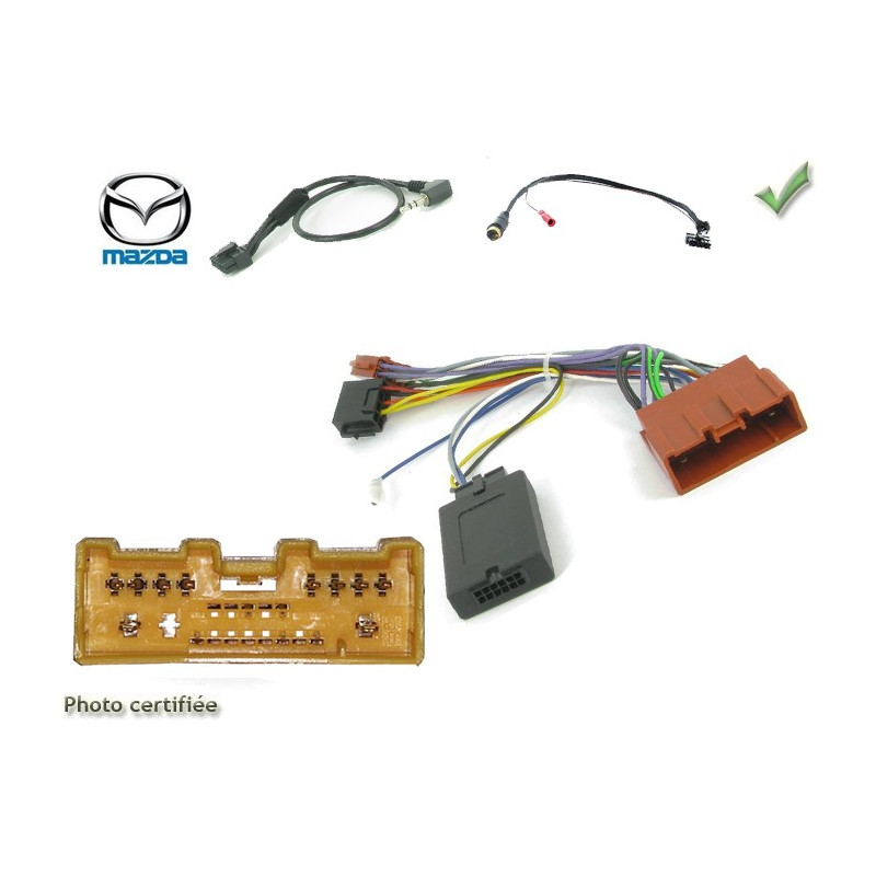 CDE AU VOLANT KENWOOD POUR MAZDA 6 2007-2009 SANS AMPLI