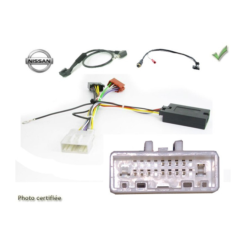 CDE AU VOLANT KENWOOD POUR NISSAN NOTE 2009-2012 (E11)