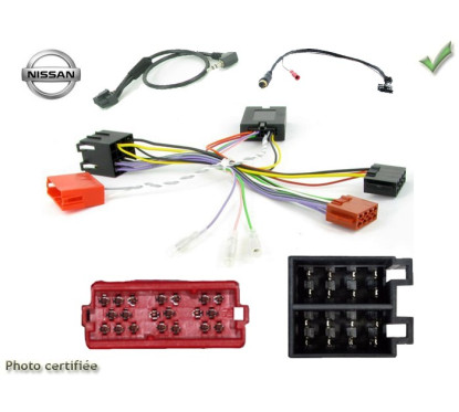CDE AU VOLANT KENWOOD POUR NISSAN PRIMASTAR 2011-2014 (X83) MINI ISO