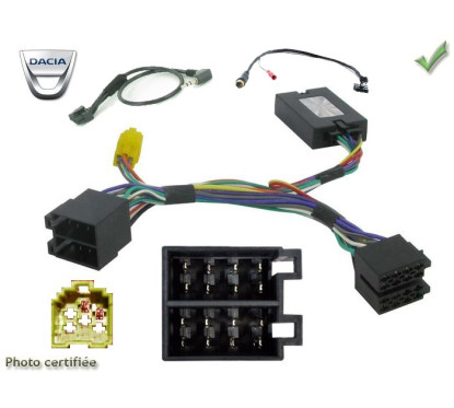 CDE AU VOLANT PARROT POUR DACIA DUSTER 2010-2012 - ISO