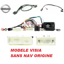 CDE AU VOLANT PARROT POUR NISSAN QASHQAI 2014- POUR MODELE VISIA SANS NAV ORIGINE