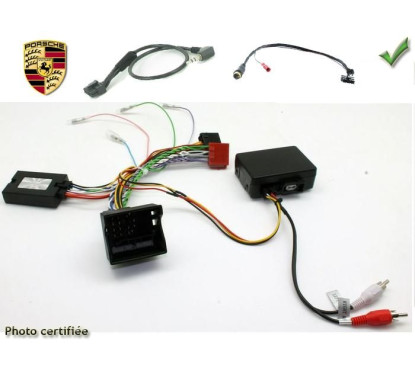 CDE AU VOLANT PORSCHE 911 2004-2008 (997) - POUR BOSE AMPLI FIBRE FAKRA