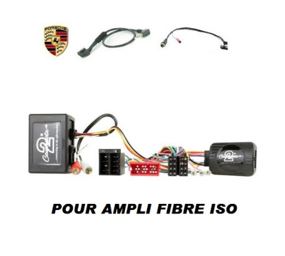CDE AU VOLANT PORSCHE 911 2004-2008 (997) - POUR BOSE AMPLI FIBRE ISO