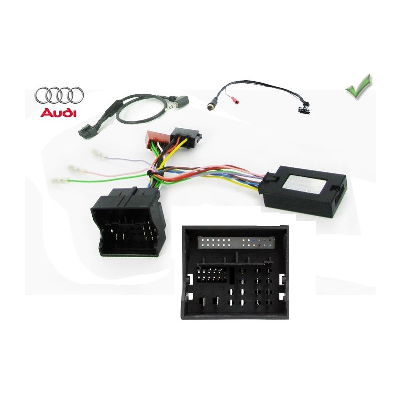 CDE AU VOLANT POUR AUDI A1 2010- FAKRA