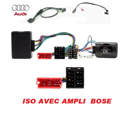 CDE AU VOLANT POUR AUDI A3 2003-2005 - ISO AVEC AMPLI BOSE