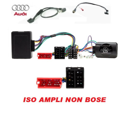CDE AU VOLANT POUR AUDI A4 2001-2008 - ISO AMPLI NON BOSE