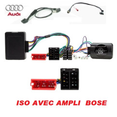 CDE AU VOLANT POUR AUDI A4 2001-2008 - ISO AVEC AMPLI BOSE
