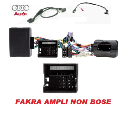 CDE AU VOLANT POUR AUDI A4 2001-2013 - FAKRA AMPLI NON BOSE