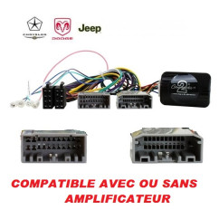 CDE AU VOLANT POUR CHRYSLER 300C 2004-2011 SAUF EVIC U-CONNECT