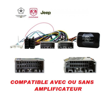 CDE AU VOLANT POUR CHRYSLER 300C 2004-2011 SAUF EVIC U-CONNECT