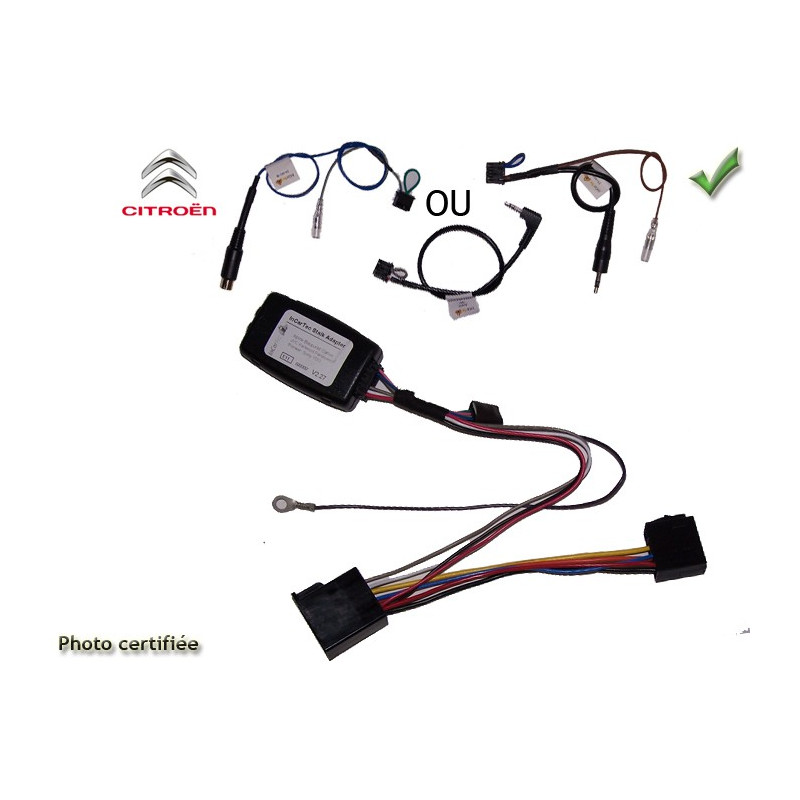 CDE AU VOLANT POUR CITROEN XSARA 1997-2000 ISO CDE AU VOLANT POUR CITROEN XSARA 1997-2000 ISO