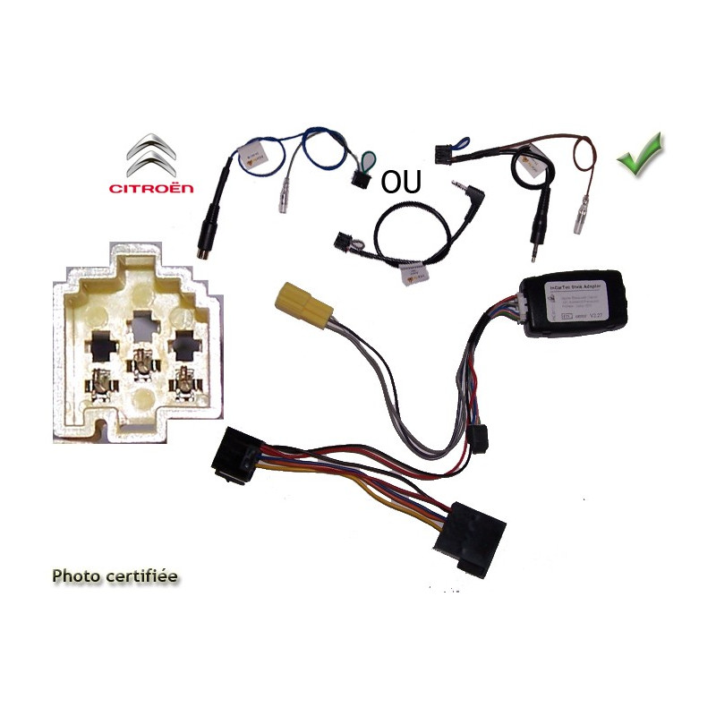 CDE AU VOLANT POUR CITROEN XSARA 1999-2001 4 FONCTIONS MINI-ISO CDE AU VOLANT POUR CITROEN XSARA 1999-2001 4 FONCTIONS MINI-ISO