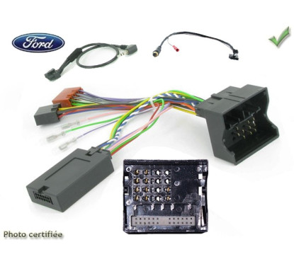 CDE AU VOLANT POUR FORD 2002-2012 SANS APRES CONTACT DANS FAKRA ORIGINE