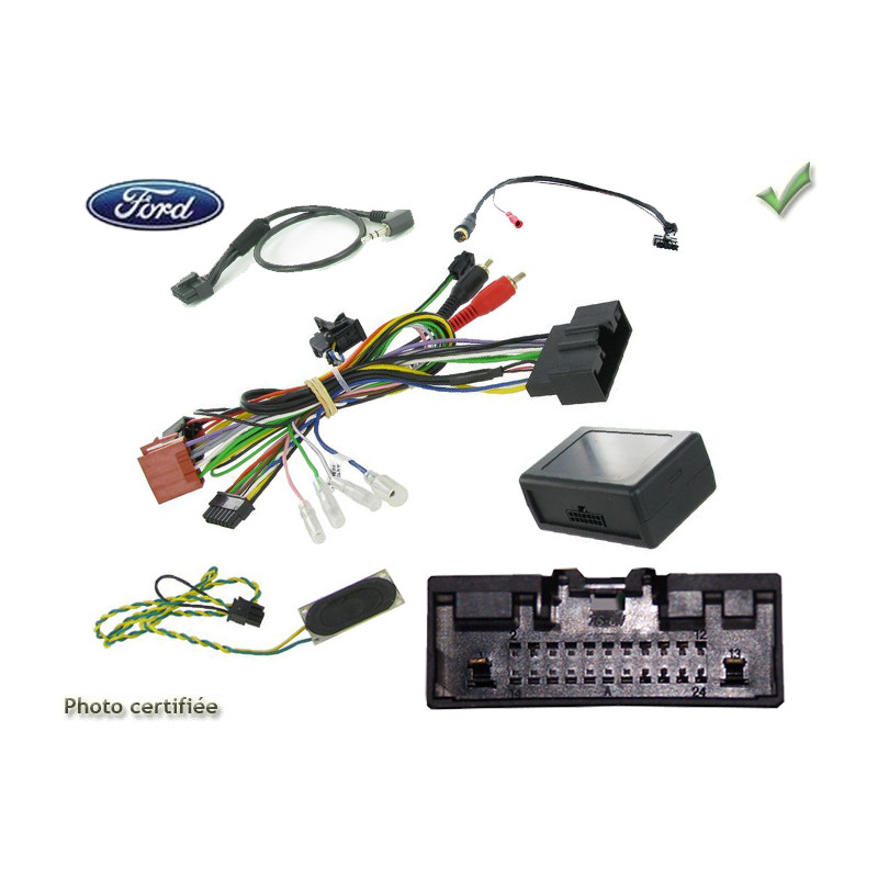 CDE AU VOLANT POUR FORD C-MAX 2010-2017 - AVEC AFFICHEUR DEPORTE REPREND LES RADARS RECUL CDE AU VOLANT POUR FORD C-MAX 2010-2017 - AVEC AFFICHEUR DEPORTE REPREND LES RADARS RECUL