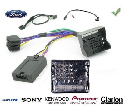 CDE AU VOLANT POUR FORD GALAXY TDI -2006-2017 AVEC APRES CONTACT DANS FAKRA ORIGINE