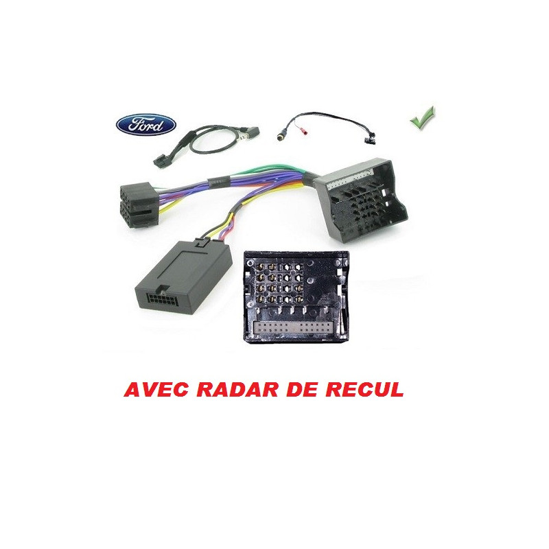 CDE AU VOLANT POUR FORD S-MAX 2011-2017 - AVEC RADAR DE RECUL CDE AU VOLANT POUR FORD S-MAX 2011-2017 - AVEC RADAR DE RECUL