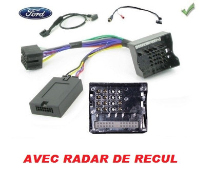 CDE AU VOLANT POUR FORD S-MAX 2011-2017 - AVEC RADAR DE RECUL