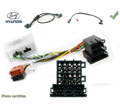 CDE AU VOLANT POUR HYUNDAI IX35 2010- AVEC AMPLI ISO