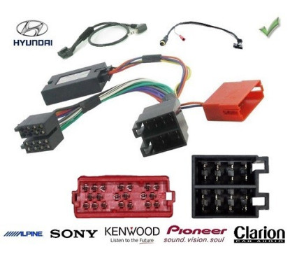 CDE AU VOLANT POUR HYUNDAI SANTA-FE 2 0 CRDI 2010-2013 SANS AMPLI
