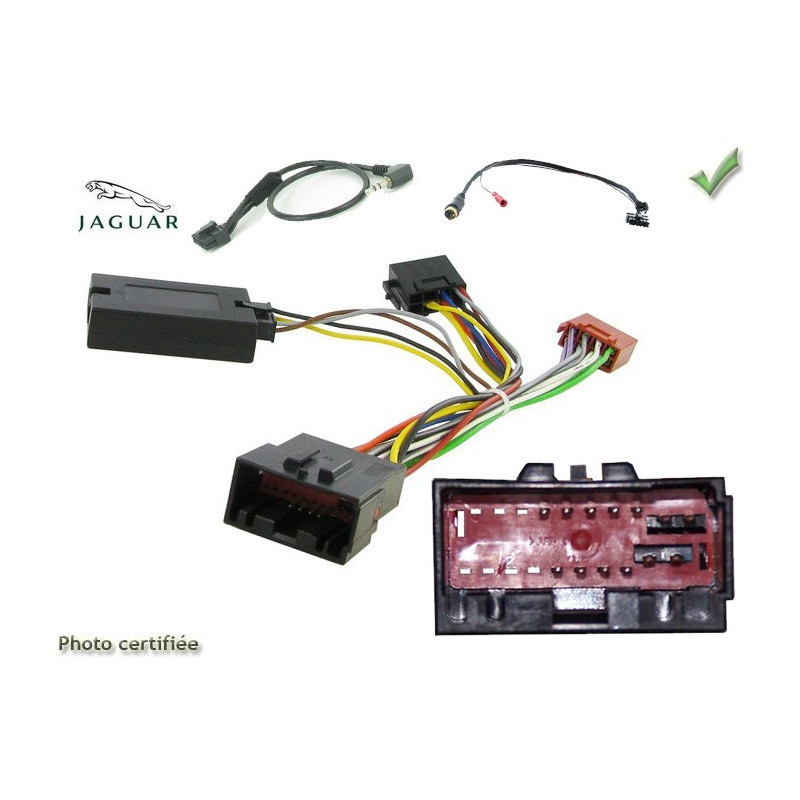 CDE AU VOLANT POUR JAGUAR S-TYPE 2002-2008 SANS NAVIGATION ET SANS AMPLI ORIGINE