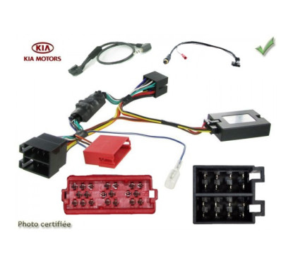 CDE AU VOLANT POUR KIA SOUL 2012-2017 AVEC AMPLI NUMERIQUE FIBRE