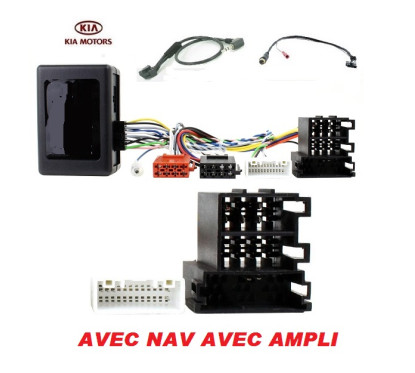 CDE AU VOLANT POUR KIA SPORTAGE 2010-2017 AVEC NAV AVEC AMPLI