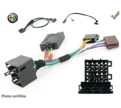 CDE AU VOLANT POUR LANCIA YPSILON 2005-2011 AVEC AMPLI BOSE