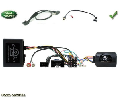 CDE AU VOLANT POUR LAND ROVER RANGE ROVER VOGUE 2005-2012 (L322) AVEC AMPLI FIBRE DSP OU LOGIC7