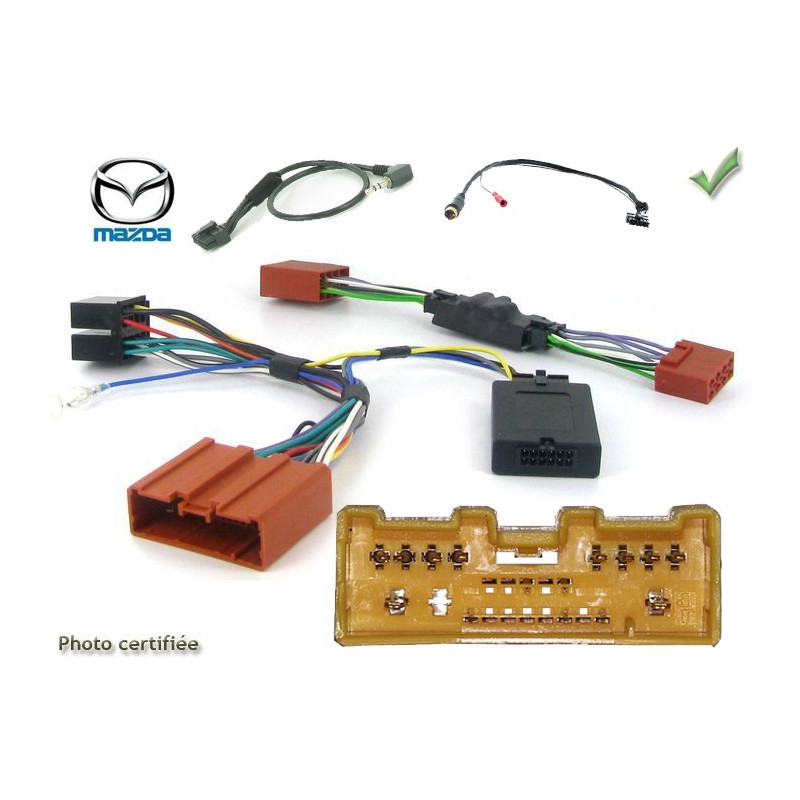 CDE AU VOLANT POUR MAZDA 6 2007-2009 AVEC AMPLI CDE AU VOLANT POUR MAZDA 6 2007-2009 AVEC AMPLI