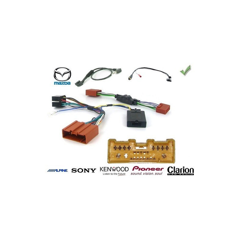 CDE AU VOLANT POUR MAZDA MX5 1999-2015 AVEC AMPLI CDE AU VOLANT POUR MAZDA MX5 1999-2015 AVEC AMPLI
