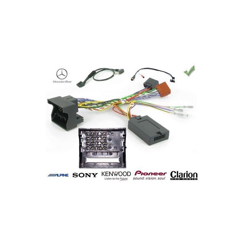 CDE AU VOLANT POUR MERCEDES CLASSE B 2011-2017 (W246) - FAKRA CDE AU VOLANT POUR MERCEDES CLASSE B 2011-2017 (W246) - FAKRA