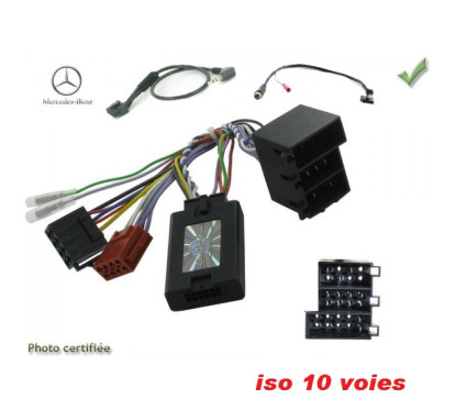 CDE AU VOLANT POUR MERCEDES CLASSE C 2000-2004 (W203) - ISO