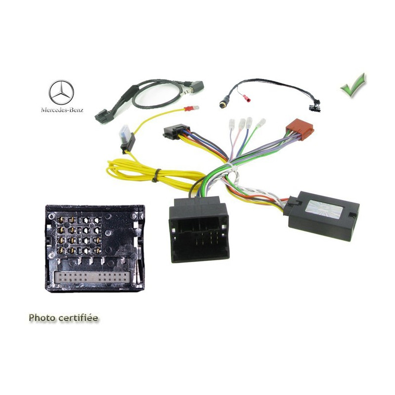 CDE AU VOLANT POUR MERCEDES CLASSE E 2009-2012 (W212) - FAKRA SANS AMPLI CDE AU VOLANT POUR MERCEDES CLASSE E 2009-2012 (W212) - FAKRA SANS AMPLI