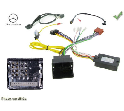 CDE AU VOLANT POUR MERCEDES CLASSE E 2009-2012 (W212) - FAKRA SANS AMPLI