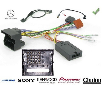 CDE AU VOLANT POUR MERCEDES CLS 2004-2010 (W219)   - FAKRA SANS AMPLI