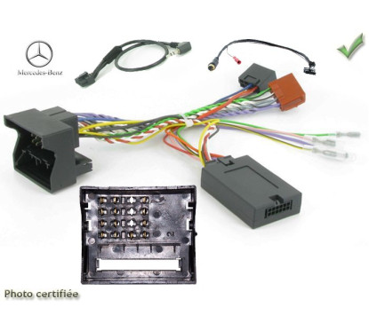 CDE AU VOLANT POUR MERCEDES SL 2008- - FAKRA SANS AMPLI