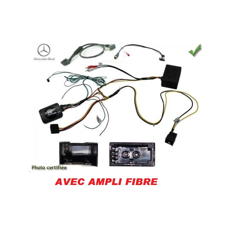 CDE AU VOLANT POUR MERCEDES SLK 2004-2010 (R171) -AVEC AMPLI FIBRE CDE AU VOLANT POUR MERCEDES SLK 2004-2010 (R171) -AVEC AMPLI FIBRE